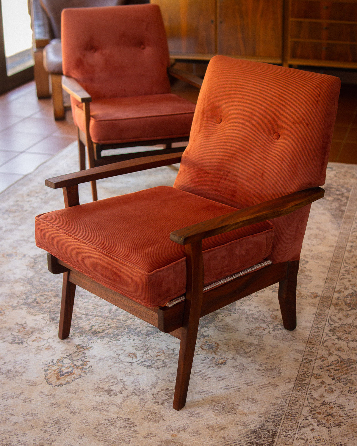 Pair of Mid-Century Armchairs