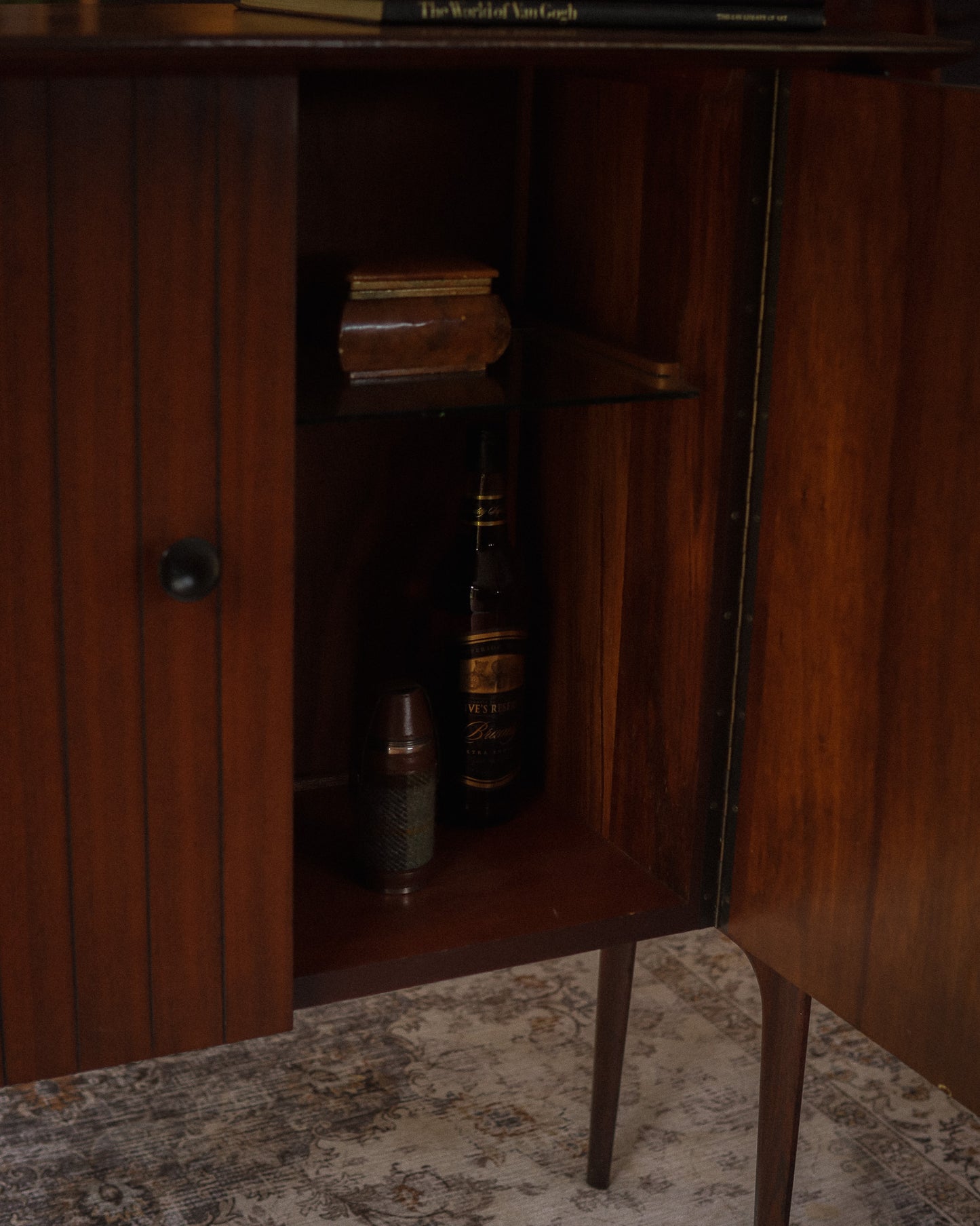 Unique Mid-Century Tall Drinks Cabinet