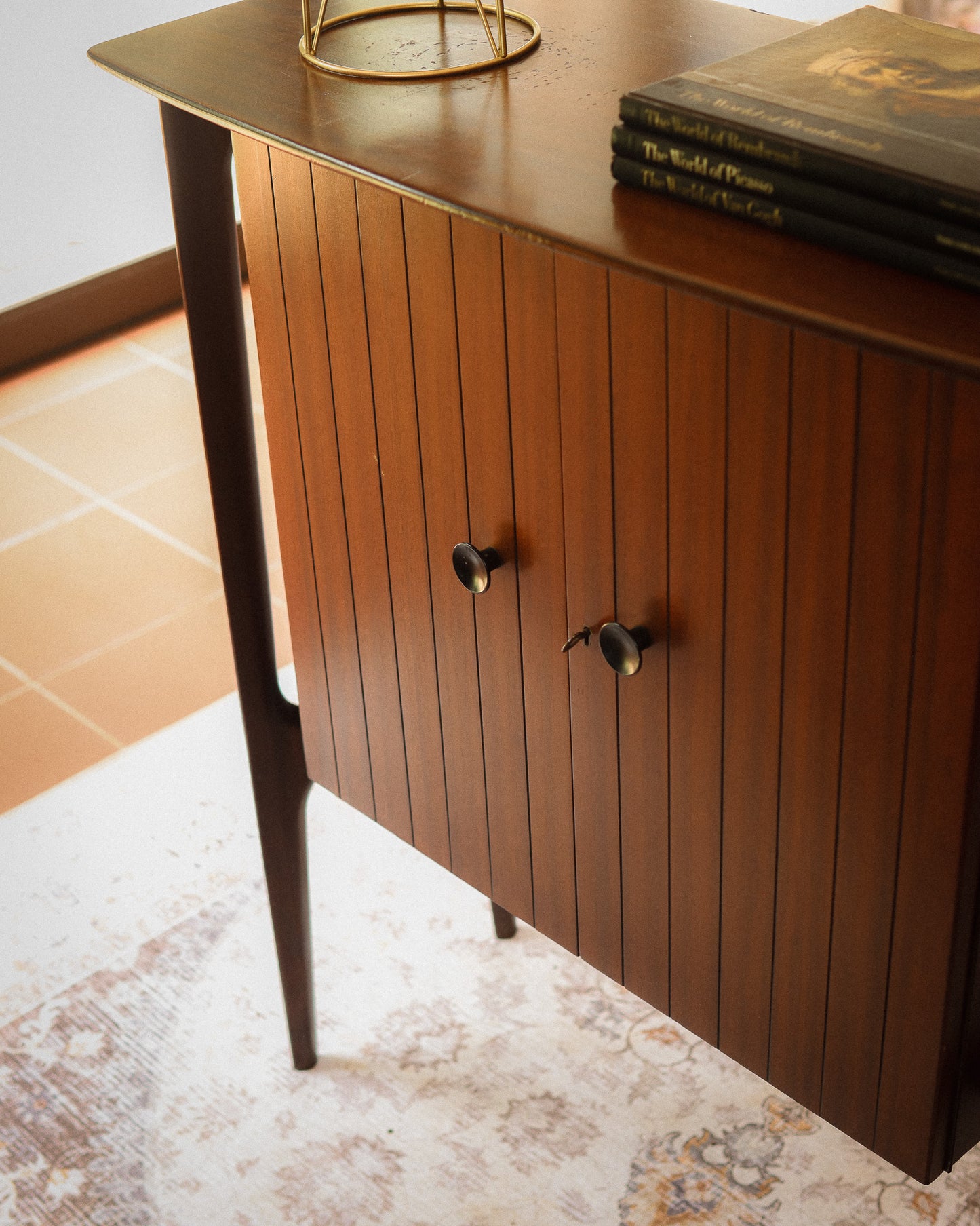 Unique Mid-Century Tall Drinks Cabinet