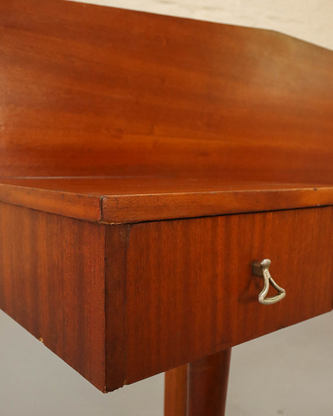 Mid-Century Double Headboard with Pedestals