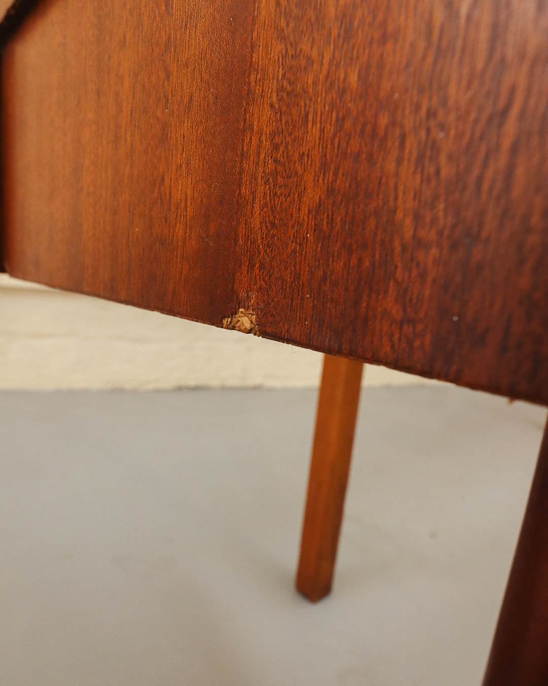 Mid-Century Double Headboard with Pedestals
