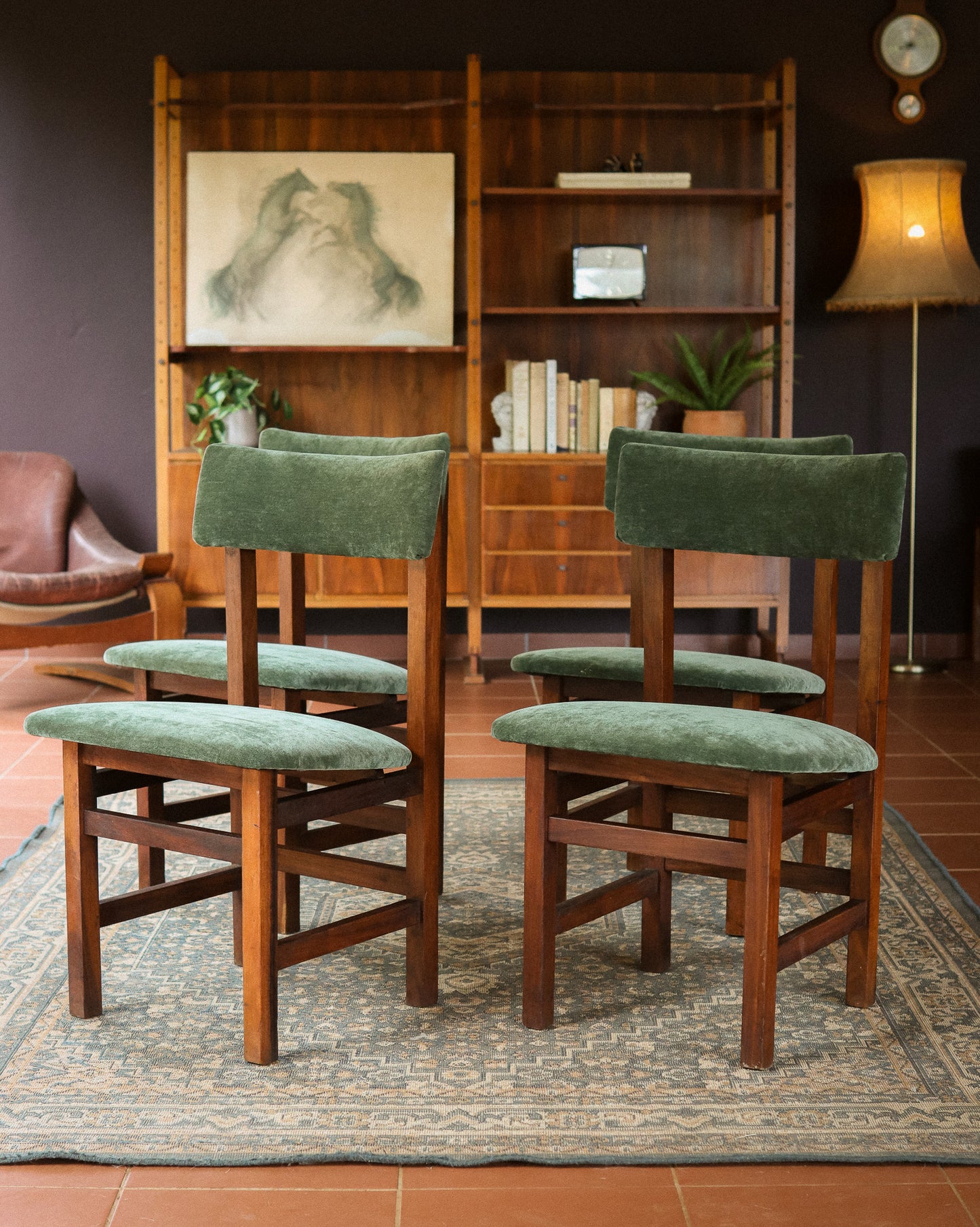 Set of 4 Retro Dining Chairs