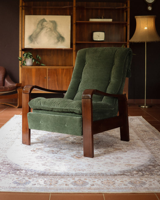 Retro Imbuia Recliner