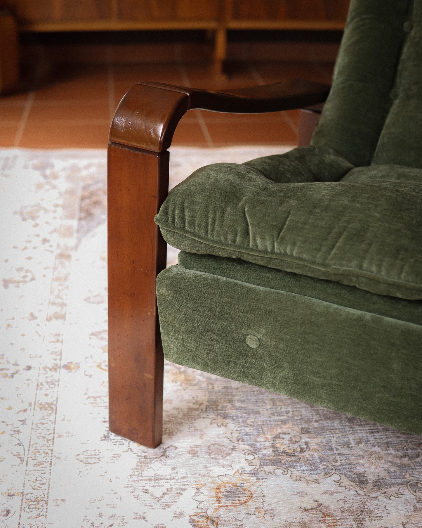 Retro Imbuia Recliner