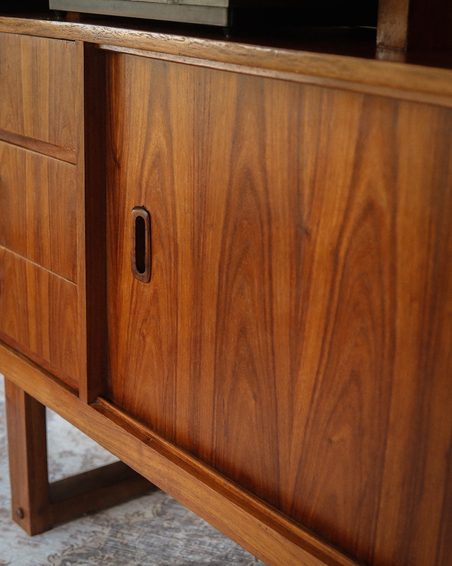 Mid-Century Kiaat Shelf Unit/Room Divider