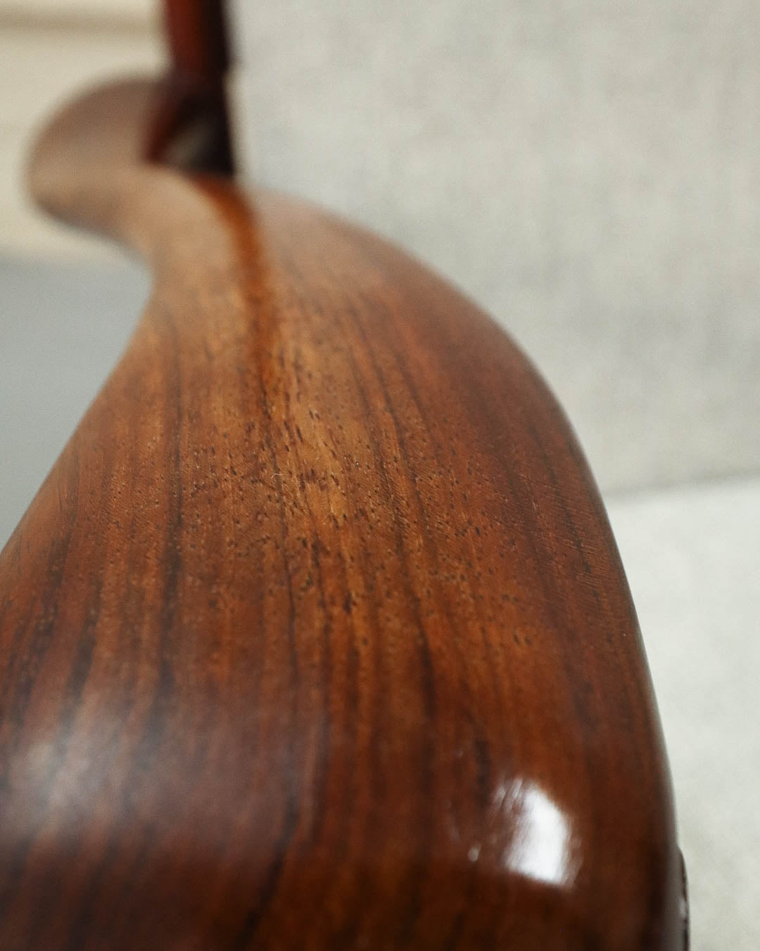 Rare Vintage Pair of Rosewood Armchairs
