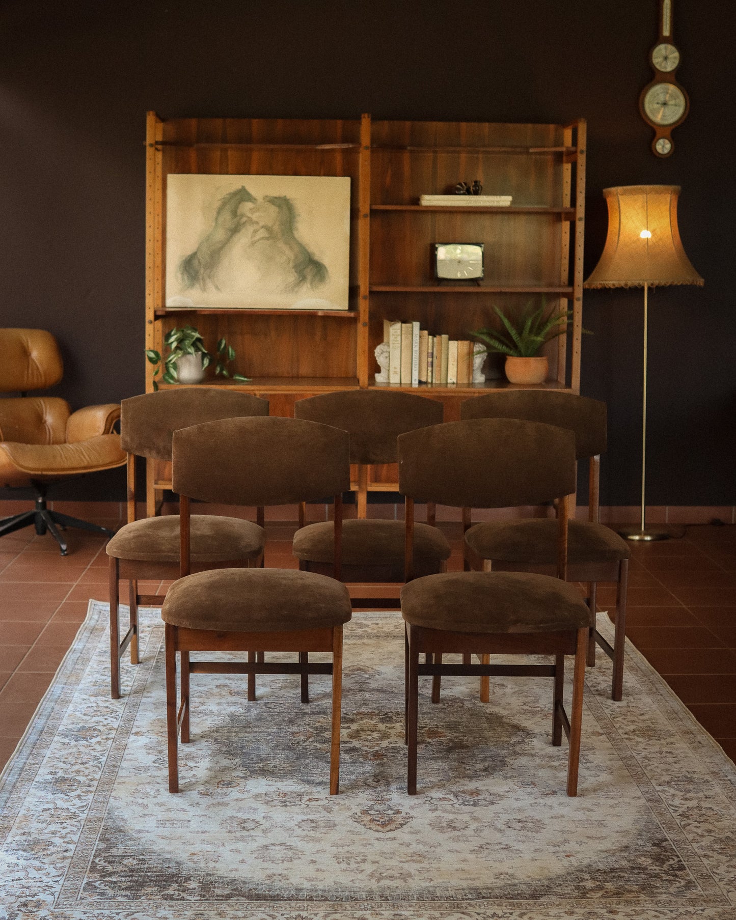 Set of 5 Retro Dining Chairs