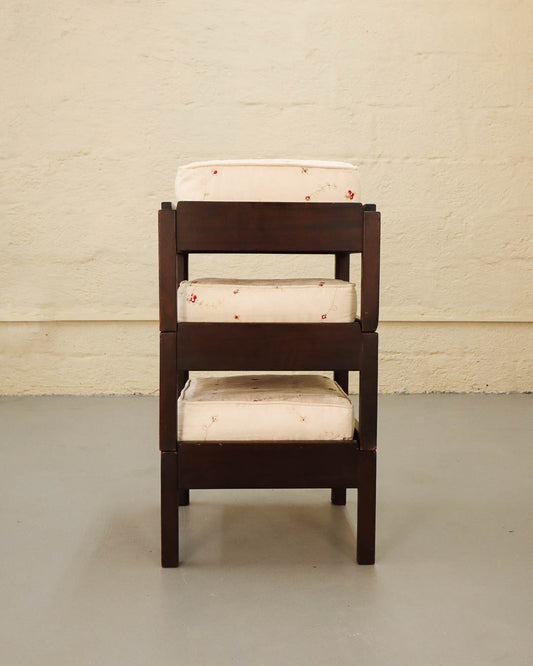 Trio of Mid-Century Stacking Stools