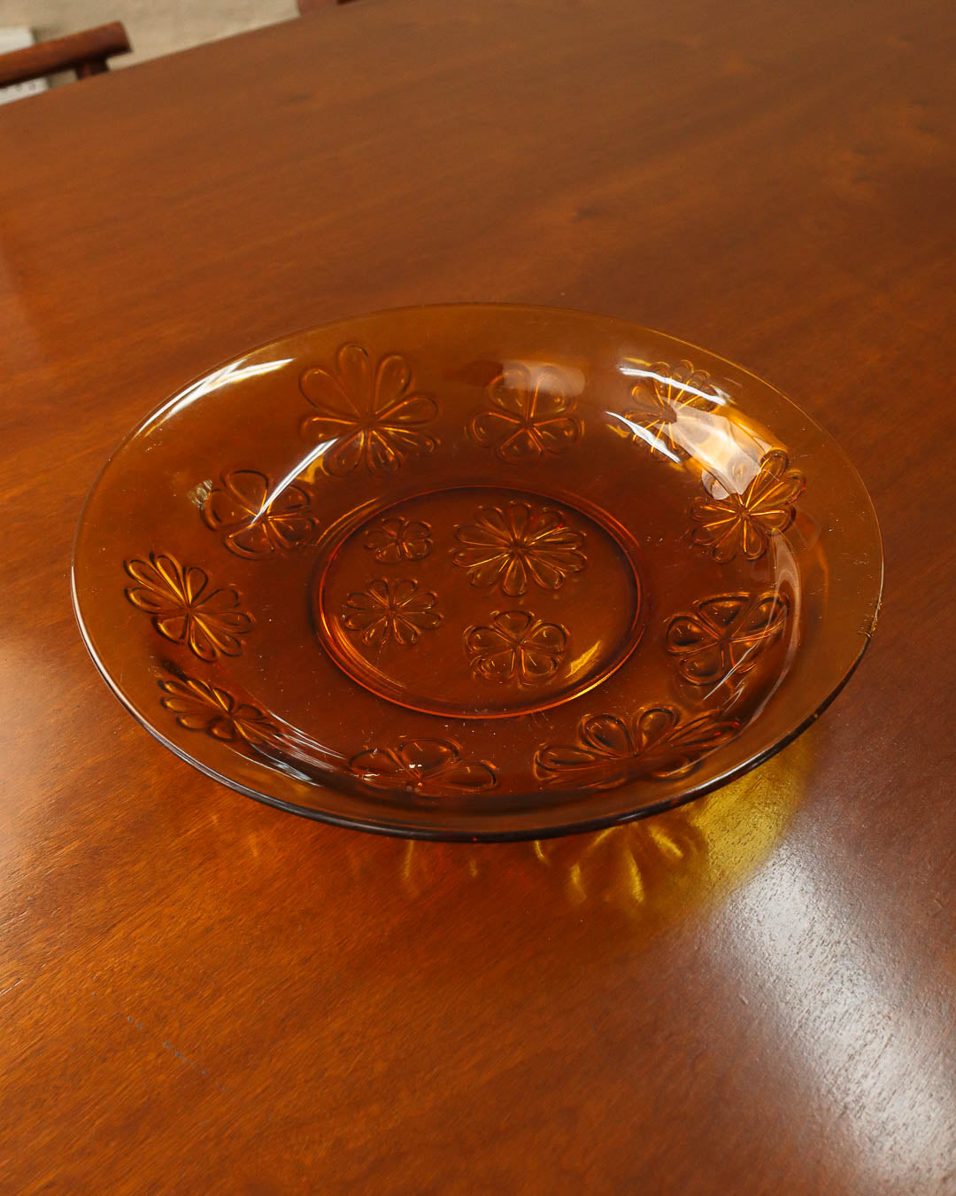 Vereco Daisy Amber Glass Tray