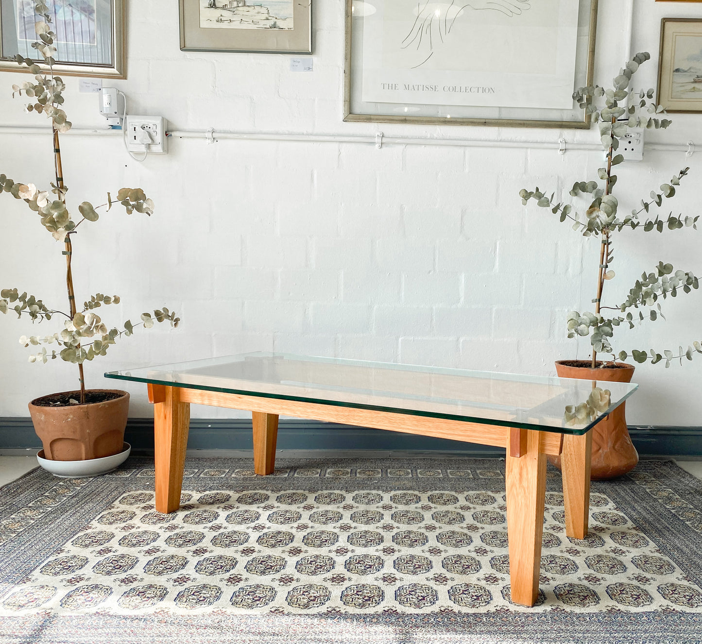 Glass Top Coffee Table