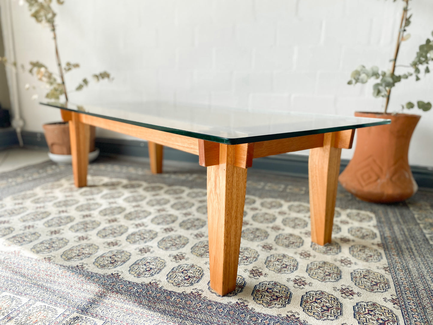 Glass Top Coffee Table