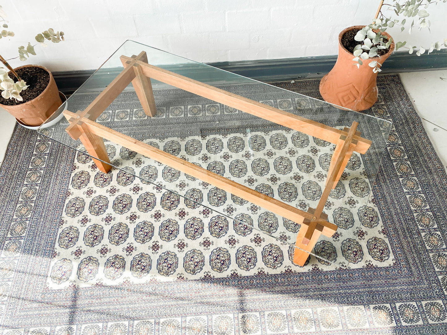 Glass Top Coffee Table