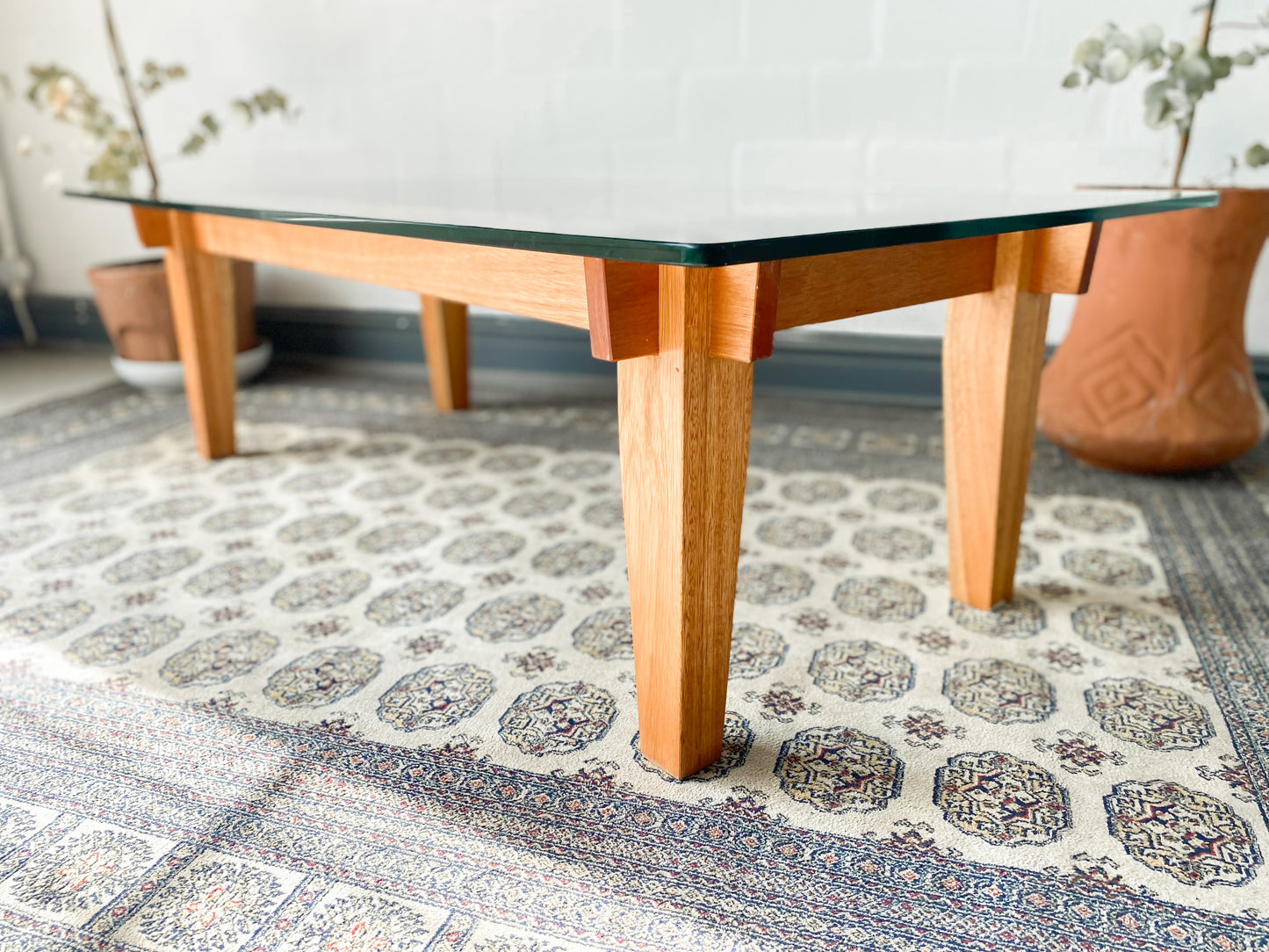 Glass Top Coffee Table