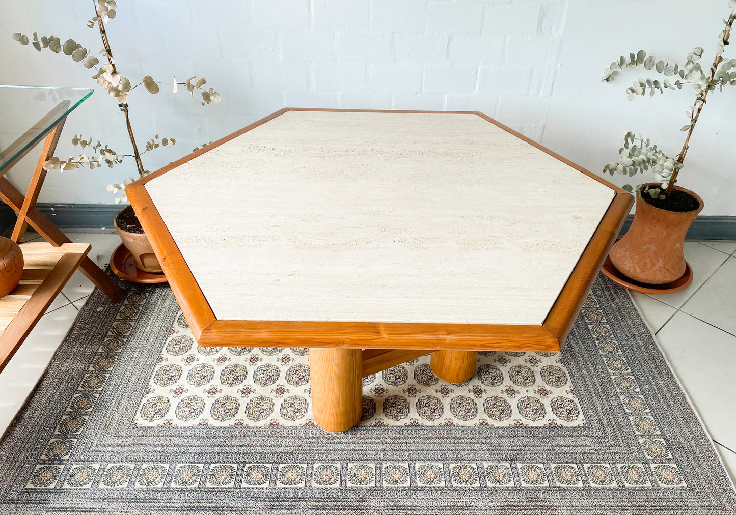 Travertine Dining Table