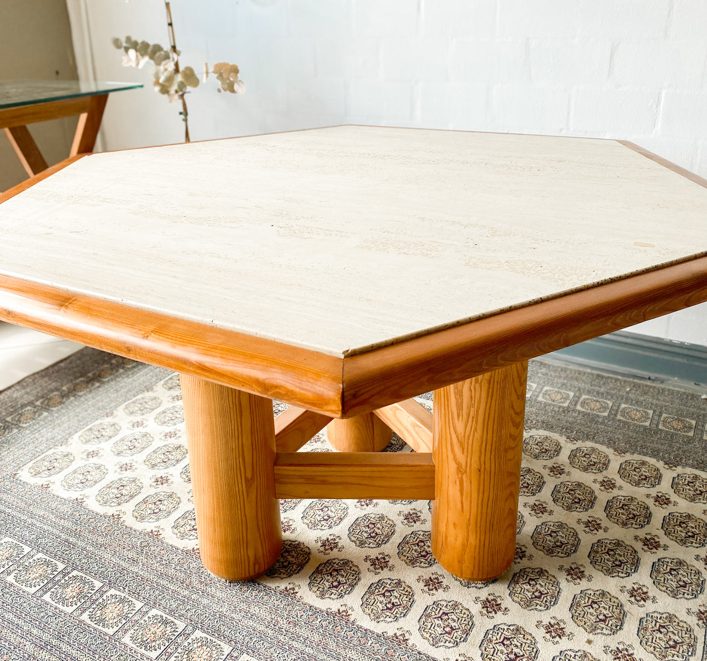 Travertine Dining Table
