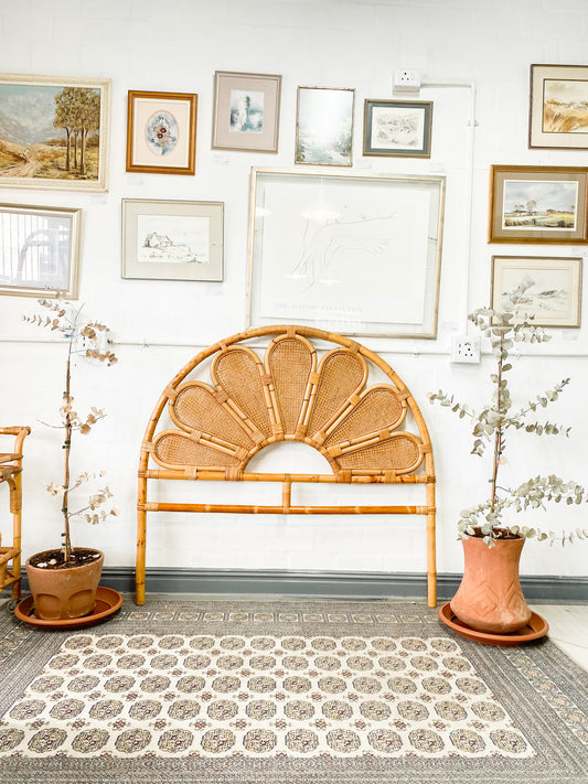 Cane Petal Headboard