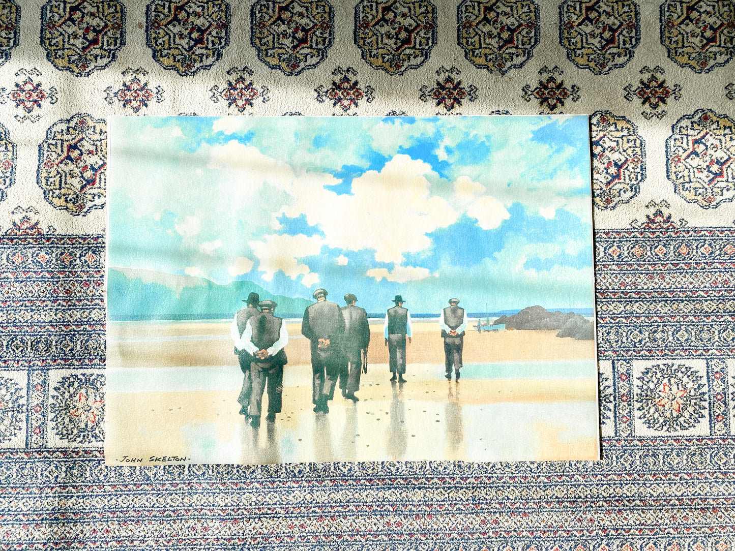 John Skelton "Men of Arran" Canvas Print