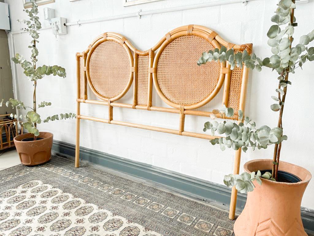 Circular Cane Headboard