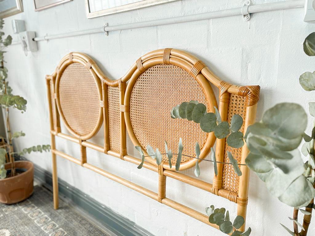 Circular Cane Headboard