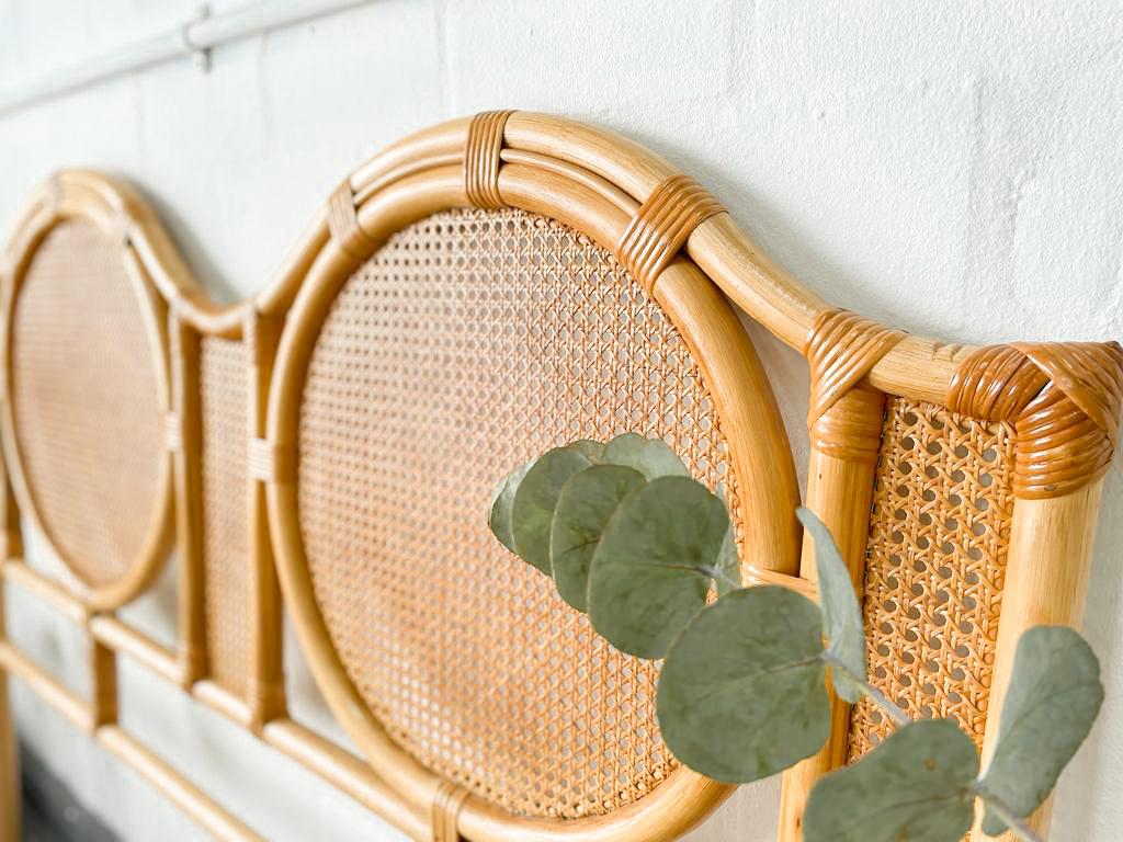 Circular Cane Headboard