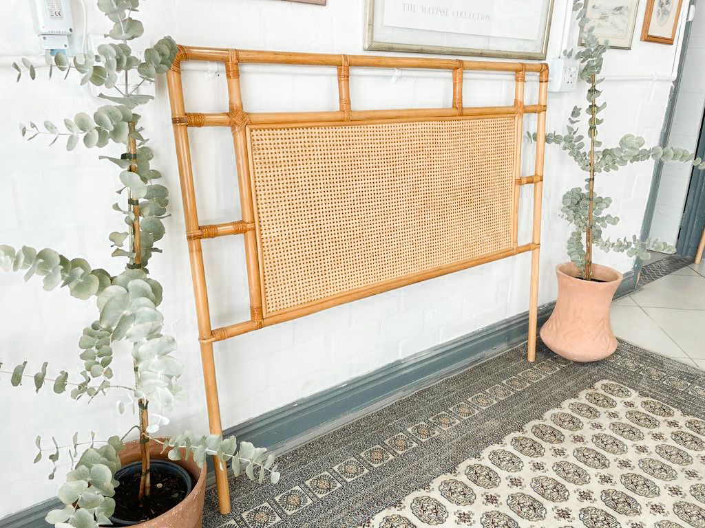 Queen Cane Headboard