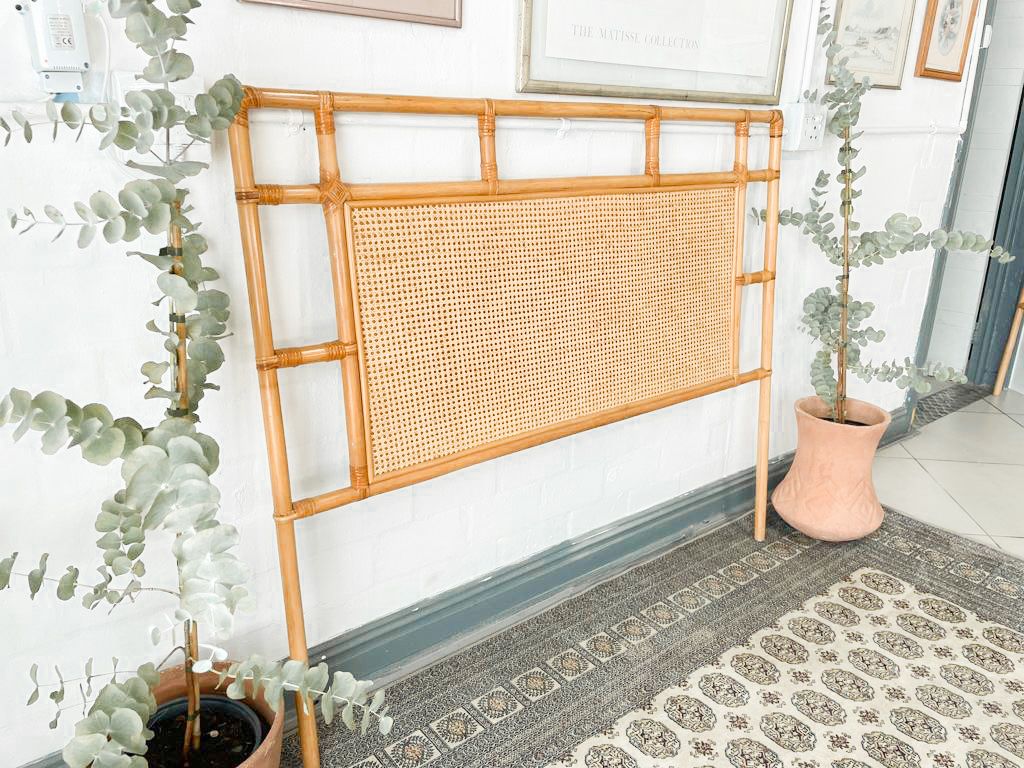 Queen Cane Headboard